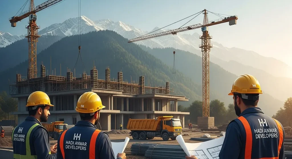 Best Construction Company in Swat, house under construction