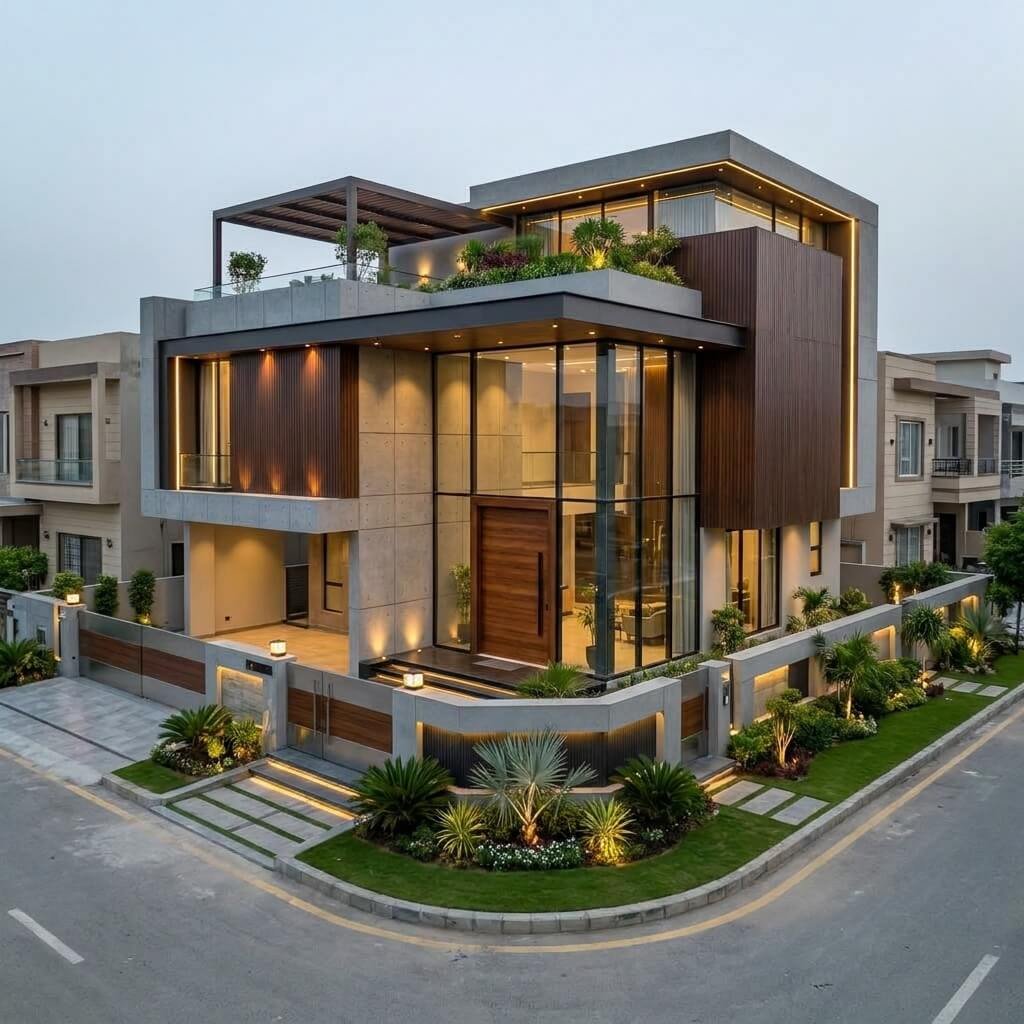 Classic White Villa - Hadi Anwar Developers