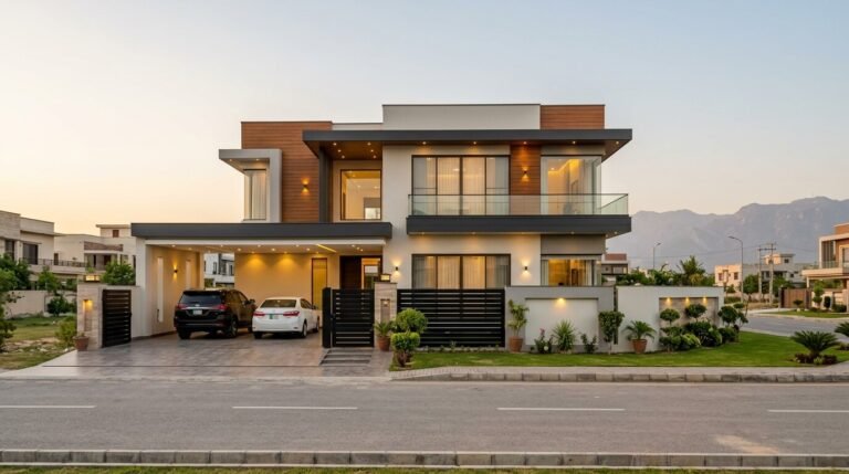 DHA Phase 1 Islamabad house reconstruction, modern rebuilt 1 kanal house by Hadi Anwar Developers